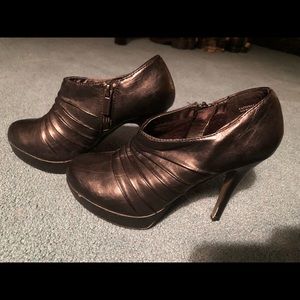 Black boot heels - size 36